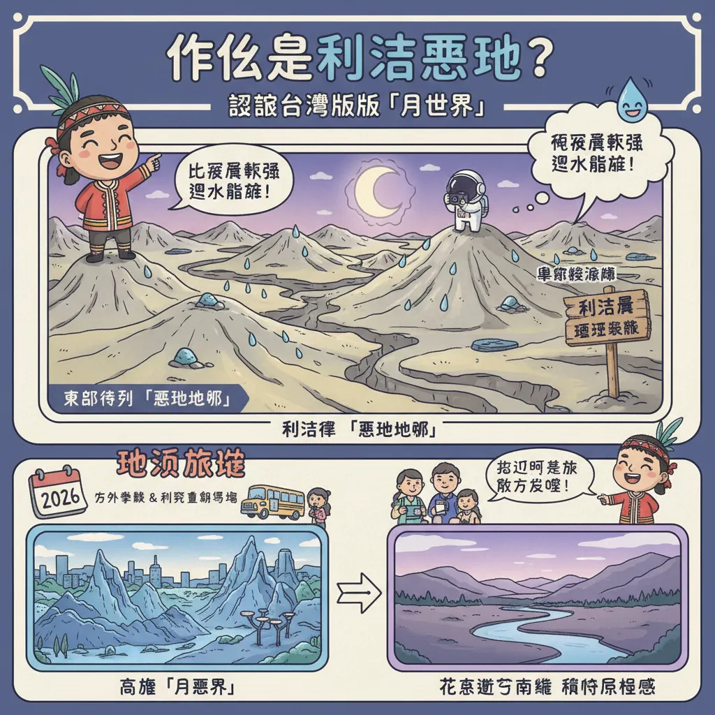 什麼是利吉惡地？認識臺灣版的「月世界」