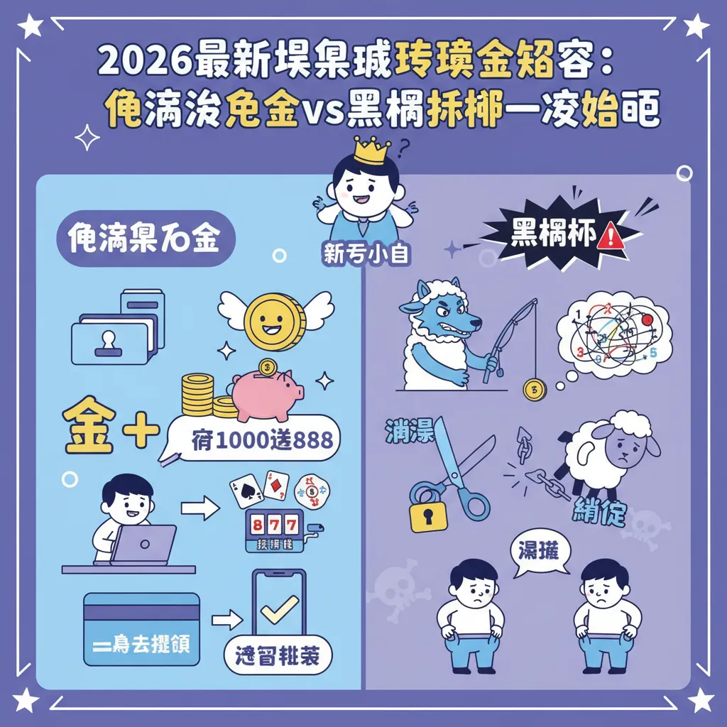 2026最新娛樂城體驗金攻略：免流水彩金vs黑網陷阱一次搞懂