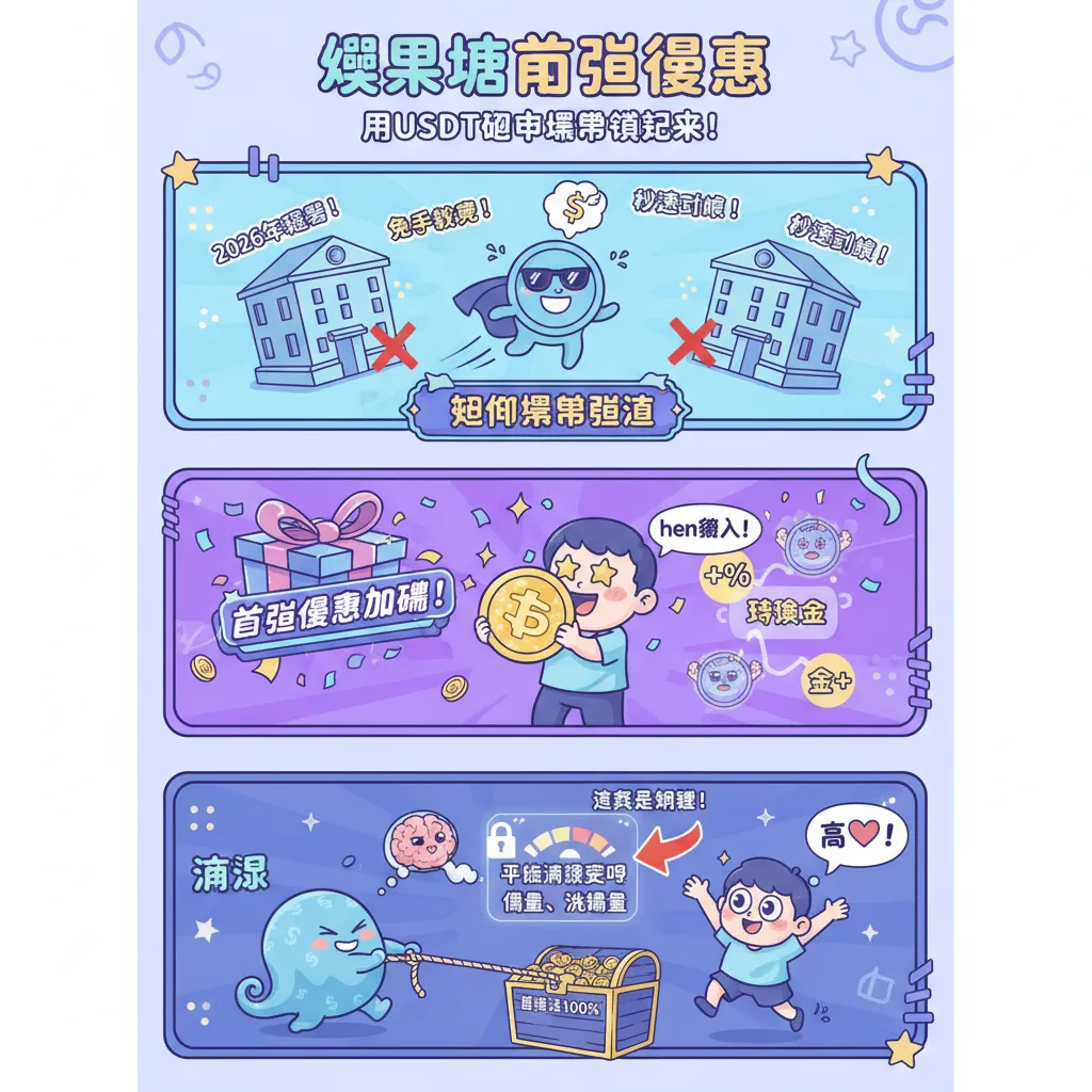 用USDT加密貨幣領首儲優惠，平臺流水要求一次搞懂