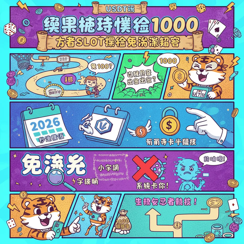 用USDT玩娛樂城體驗金1000，老虎SLOT獎金免流水攻略