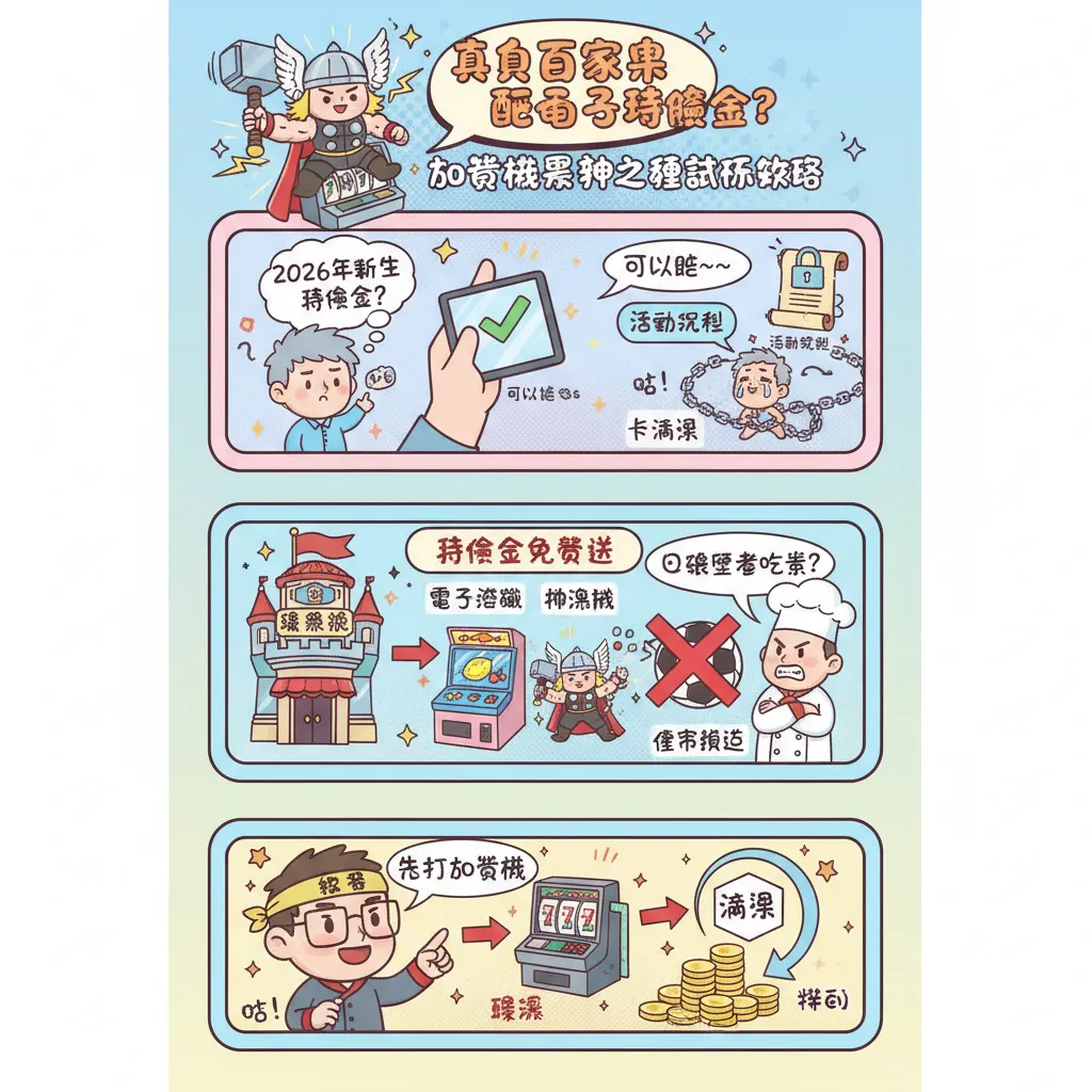 真人百家樂配電子體驗金？老虎機雷神之錘試玩攻略